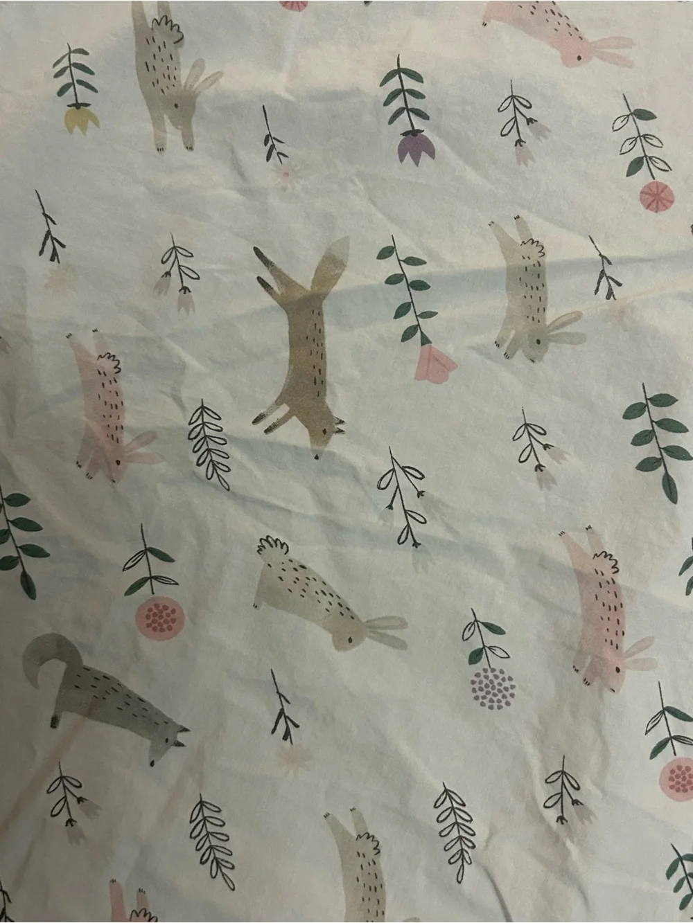 Pottery Barn Kids white duvet
